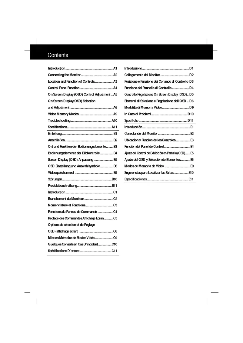 Imagen de la primera página del manual del dispositivo LB570D