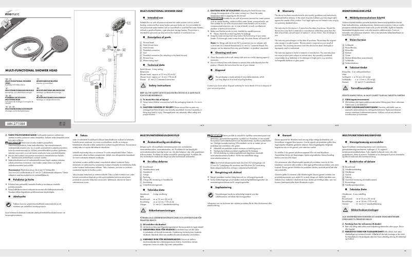 Página 1 del manual Manual de usuario Miomare IAN 271088