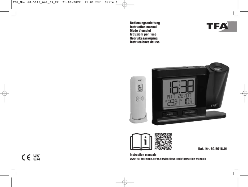Página nº 1 - Manual de usuario TFA 60.5018.01