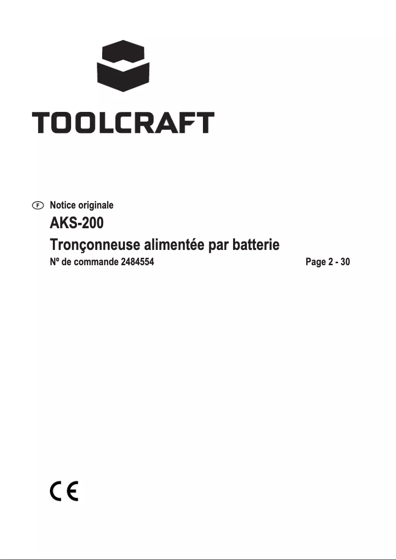 Imagen de la primera página del manual del dispositivo ASK-200
