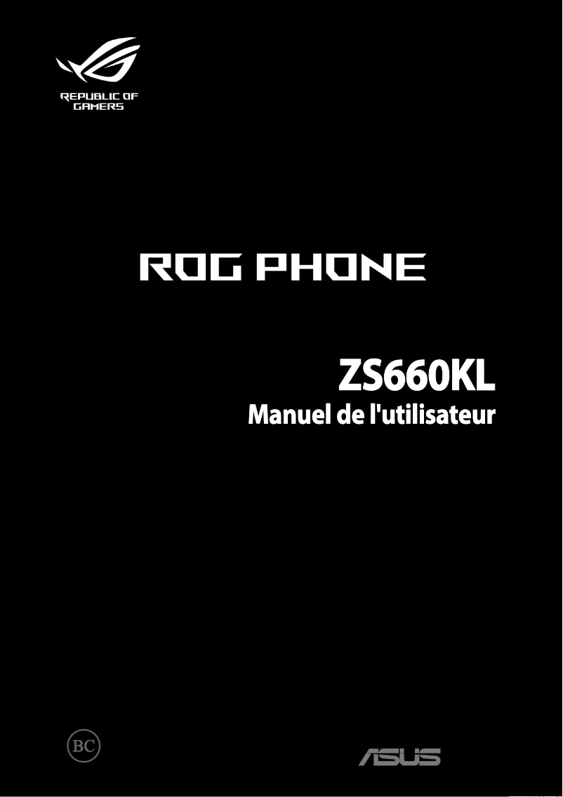 Página nº 1 - Manual de usuario Asus ROG Phone ZS660KL