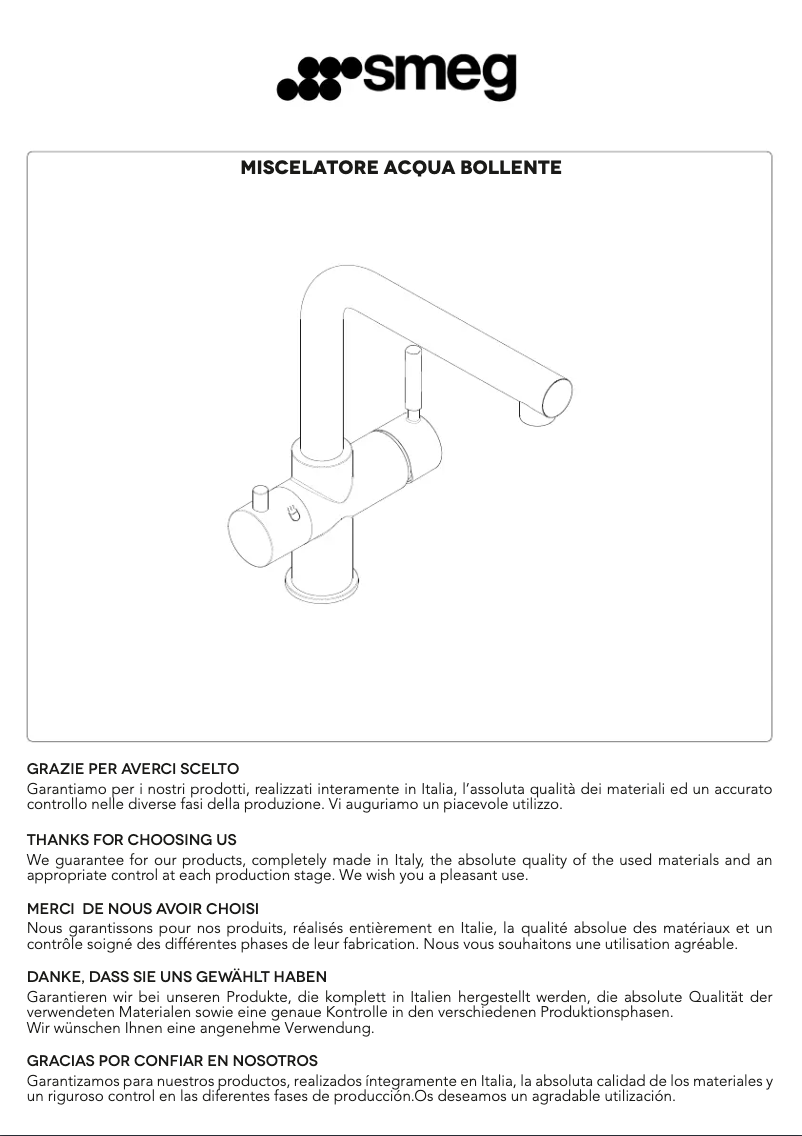Página 1 del manual Manual de usuario Smeg MAP100CR