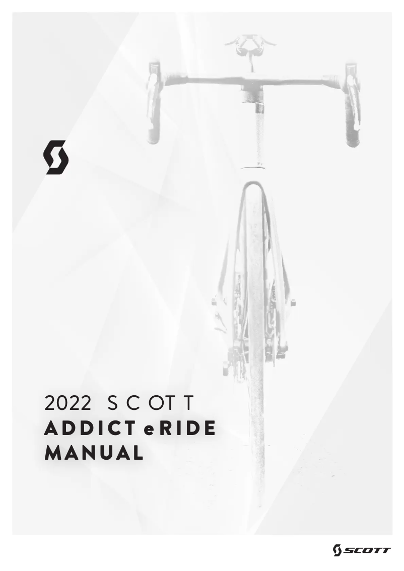 Imagen de la primera página del manual del dispositivo Addict eRIDE