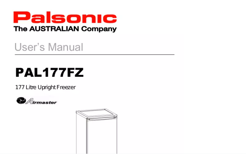 Página nº 1 - Manual de usuario Palsonic PAL177FZ