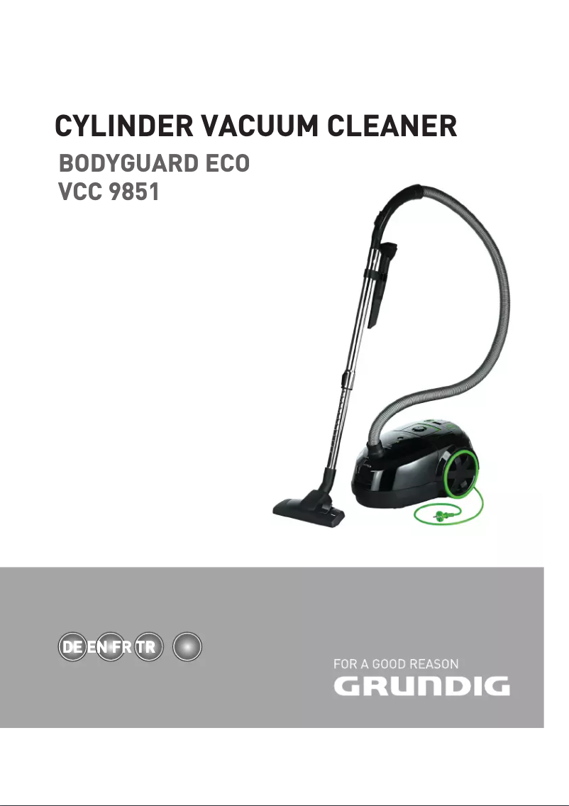 Página 1 del manual Manual de usuario Grundig VCC 9851 Bodyguard Eco