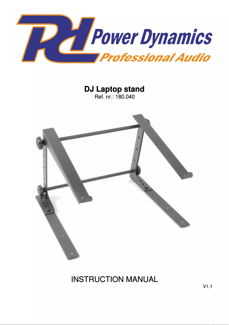 Página 1 del manual Manual de usuario Power Dynamics DJLS1