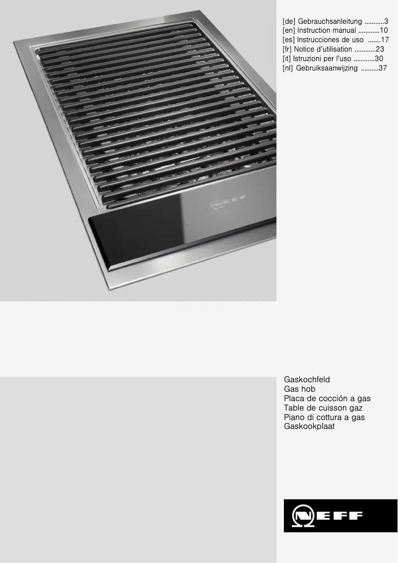 Página 1 del manual Guía de instalación Neff N24K45N0