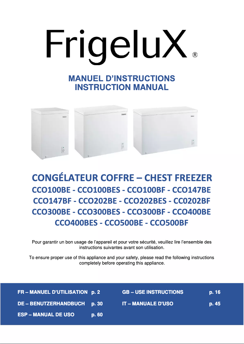 Imagen de la primera página del manual del dispositivo CCO202BE