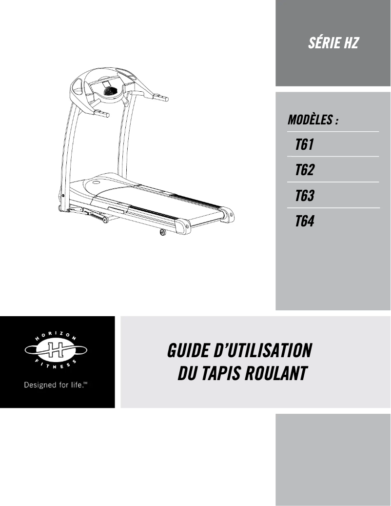 Imagen de la primera página del manual del dispositivo HZ Series T64