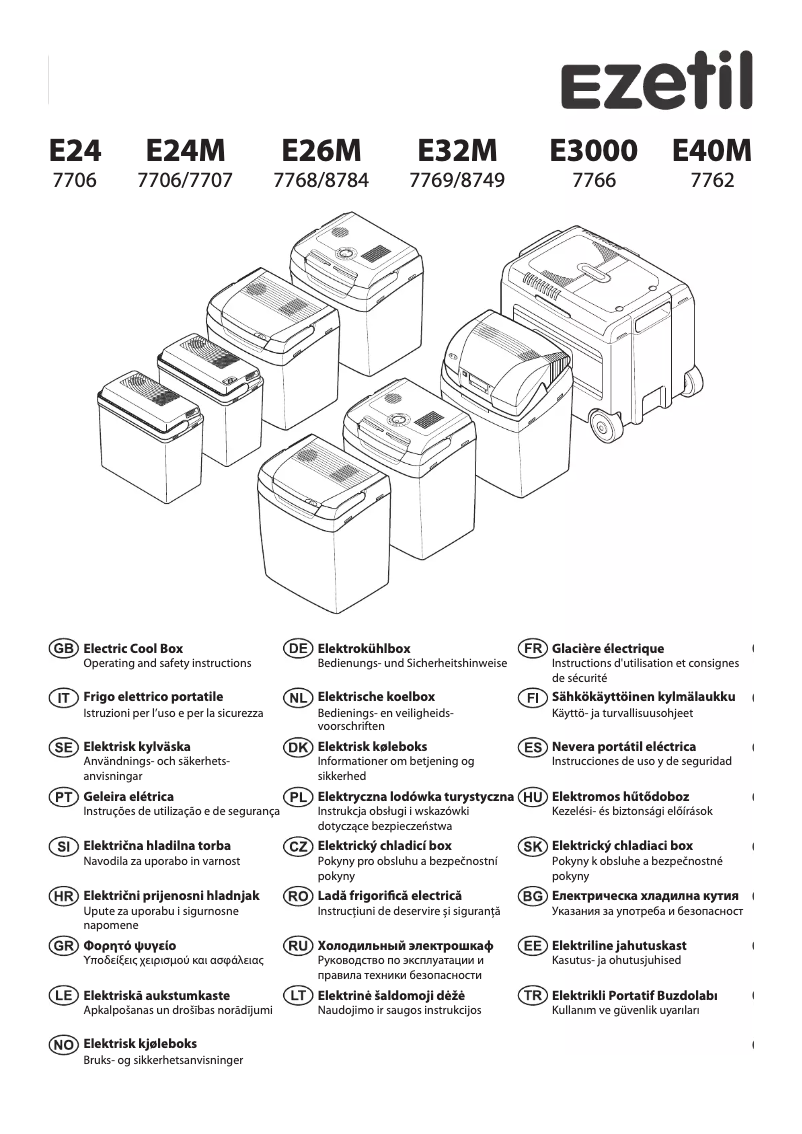 Imagen de la primera página del manual del dispositivo E24