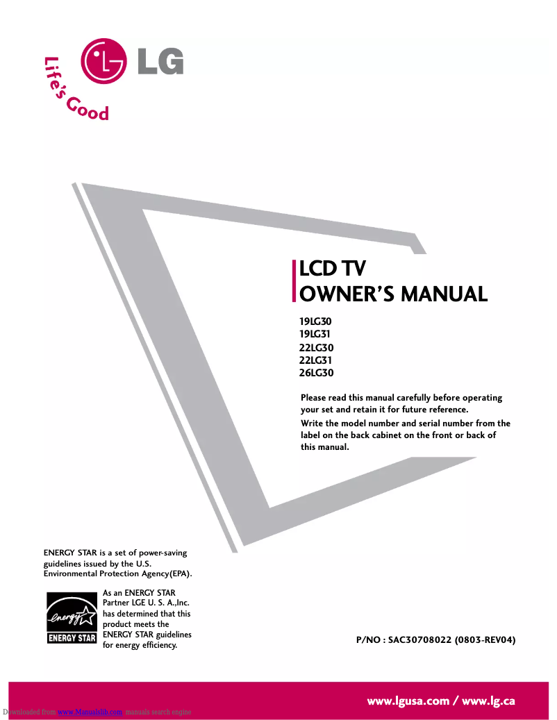 Imagen de la primera página del manual del dispositivo 1930