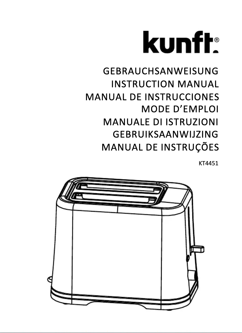 Imagen de la primera página del manual del dispositivo KT4451