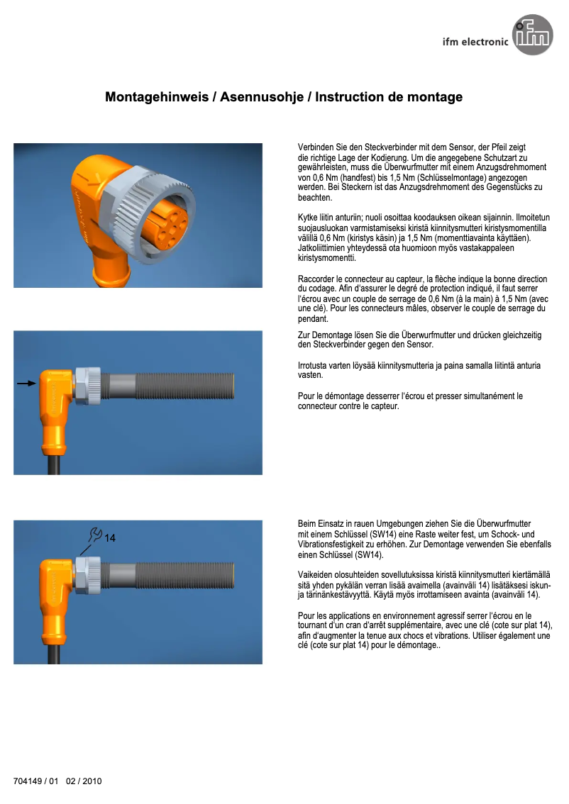 Imagen de la primera página del manual del dispositivo EVF070