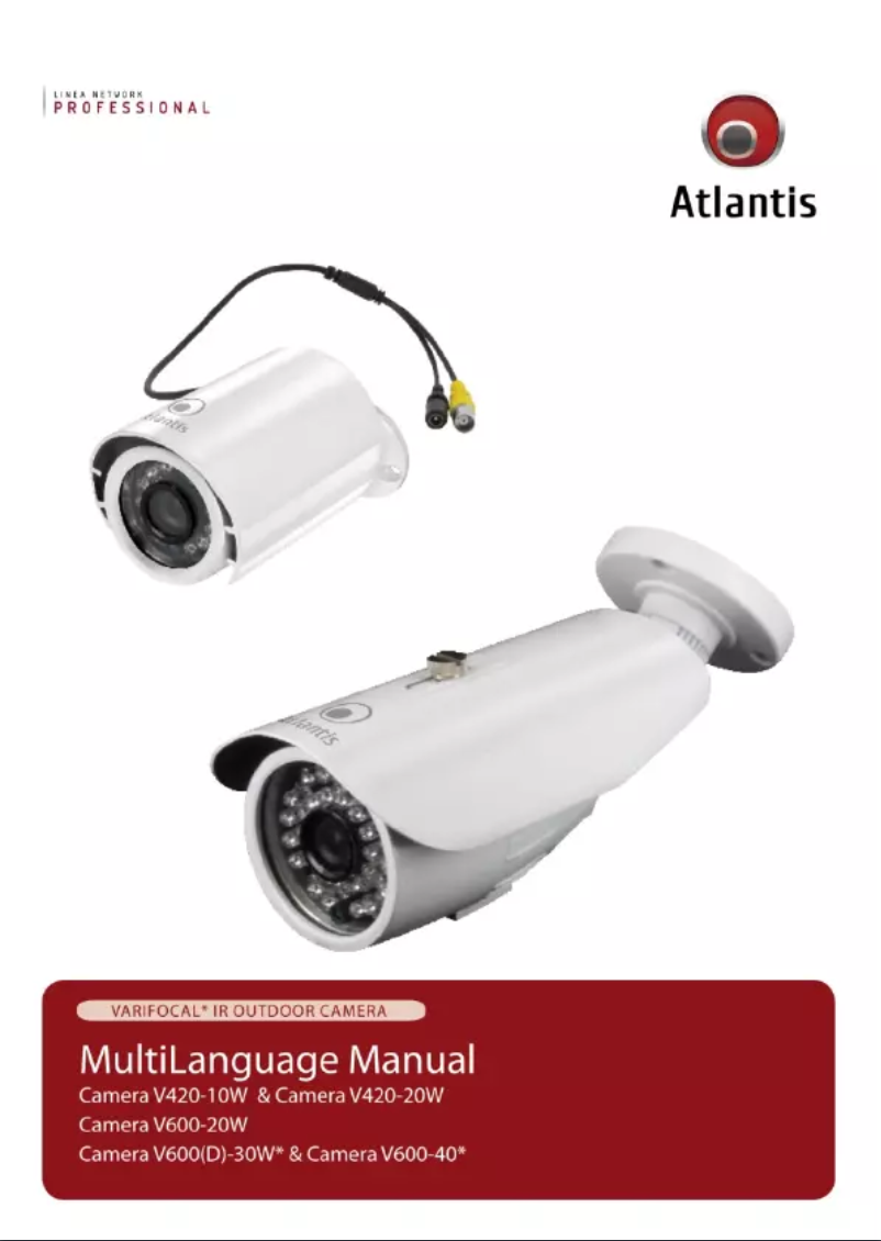 Imagen de la primera página del manual del dispositivo V600D-30W