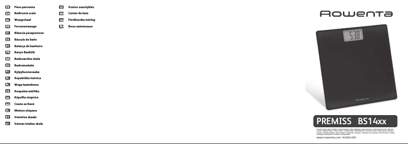 Página 1 del manual Manual de usuario Rowenta Premiss BS1403