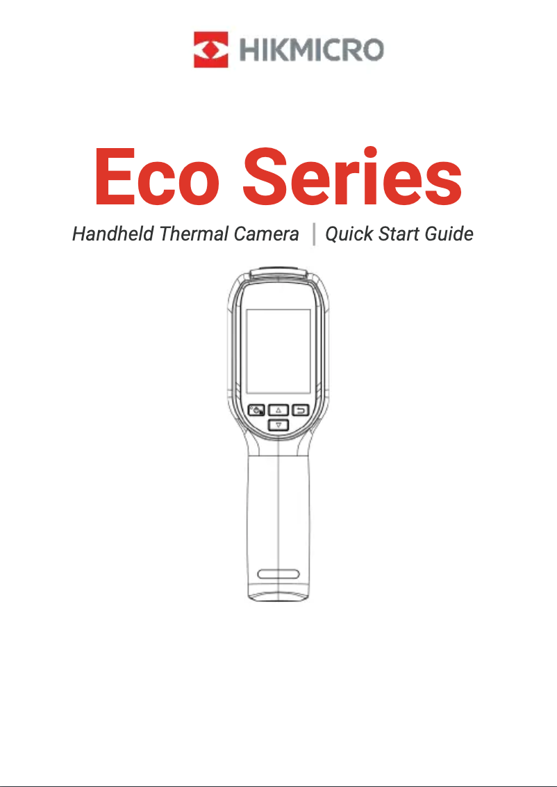 Página 1 del manual Manual de usuario Hikmicro Eco