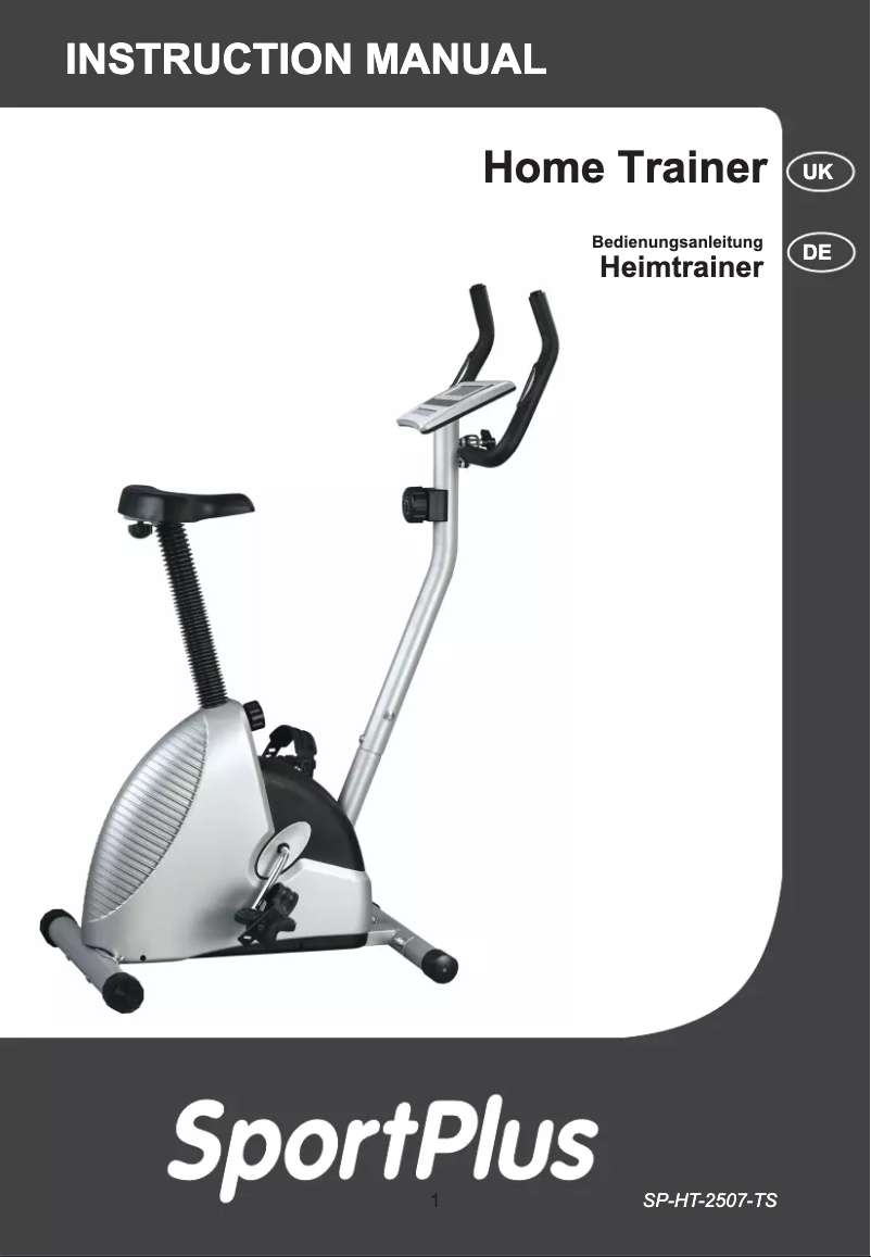 Imagen de la primera página del manual del dispositivo SP-HT-2507