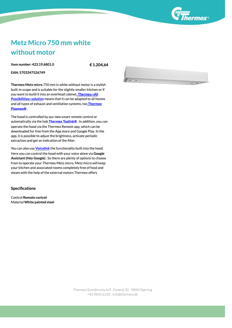 Imagen de la primera página del manual del dispositivo Metz Micro