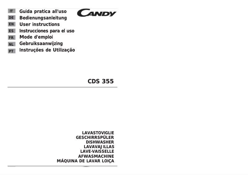 Imagen de la primera página del manual del dispositivo CDS 355