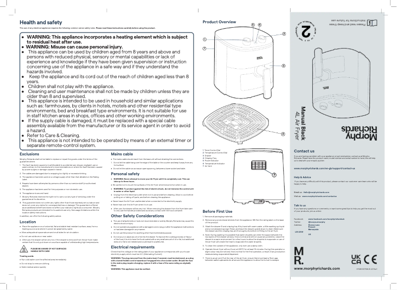 Imagen de la primera página del manual del dispositivo 480007