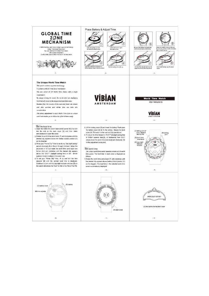 Página 1 del manual Manual de usuario VIBIAN Vivar-03