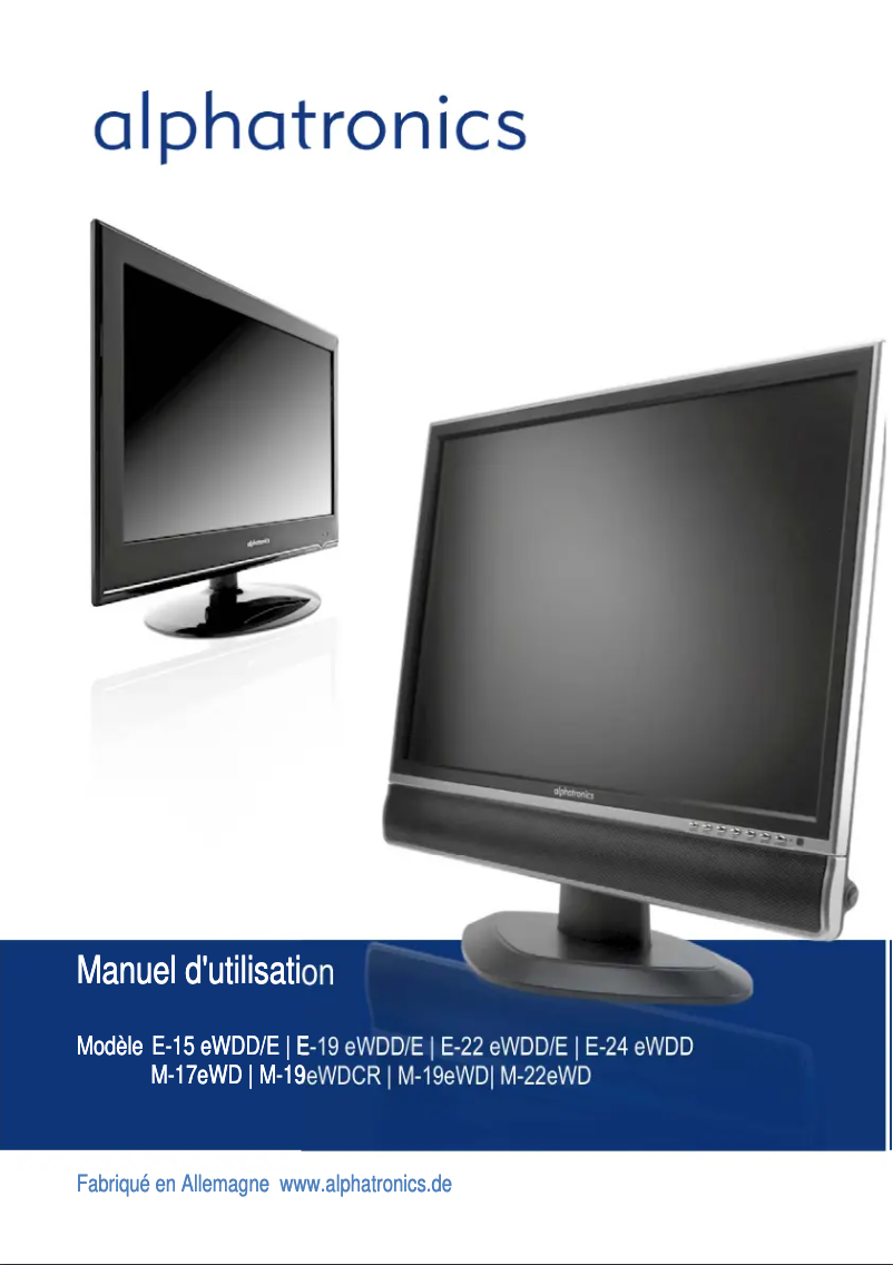 Imagen de la primera página del manual del dispositivo E-15 eWDD/E