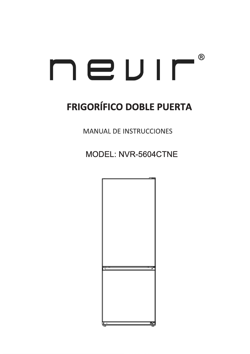 Imagen de la primera página del manual del dispositivo NVR-5604CTNE
