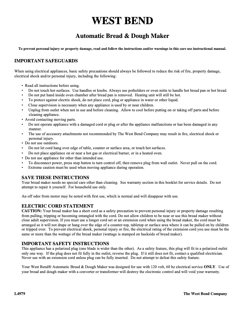 Imagen de la primera página del manual del dispositivo 41085