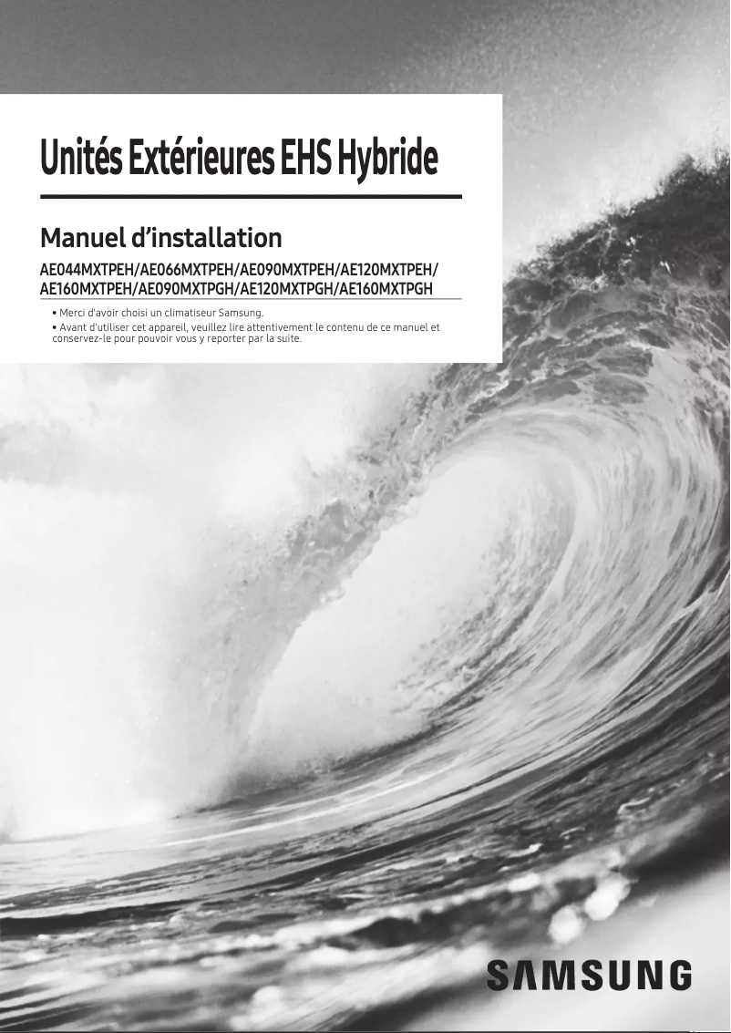 Imagen de la primera página del manual del dispositivo AE160MXTPGH