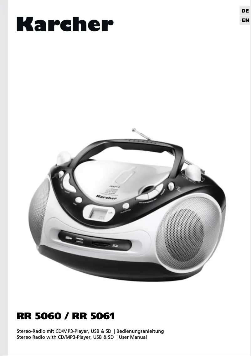 Imagen de la primera página del manual del dispositivo RR 5061