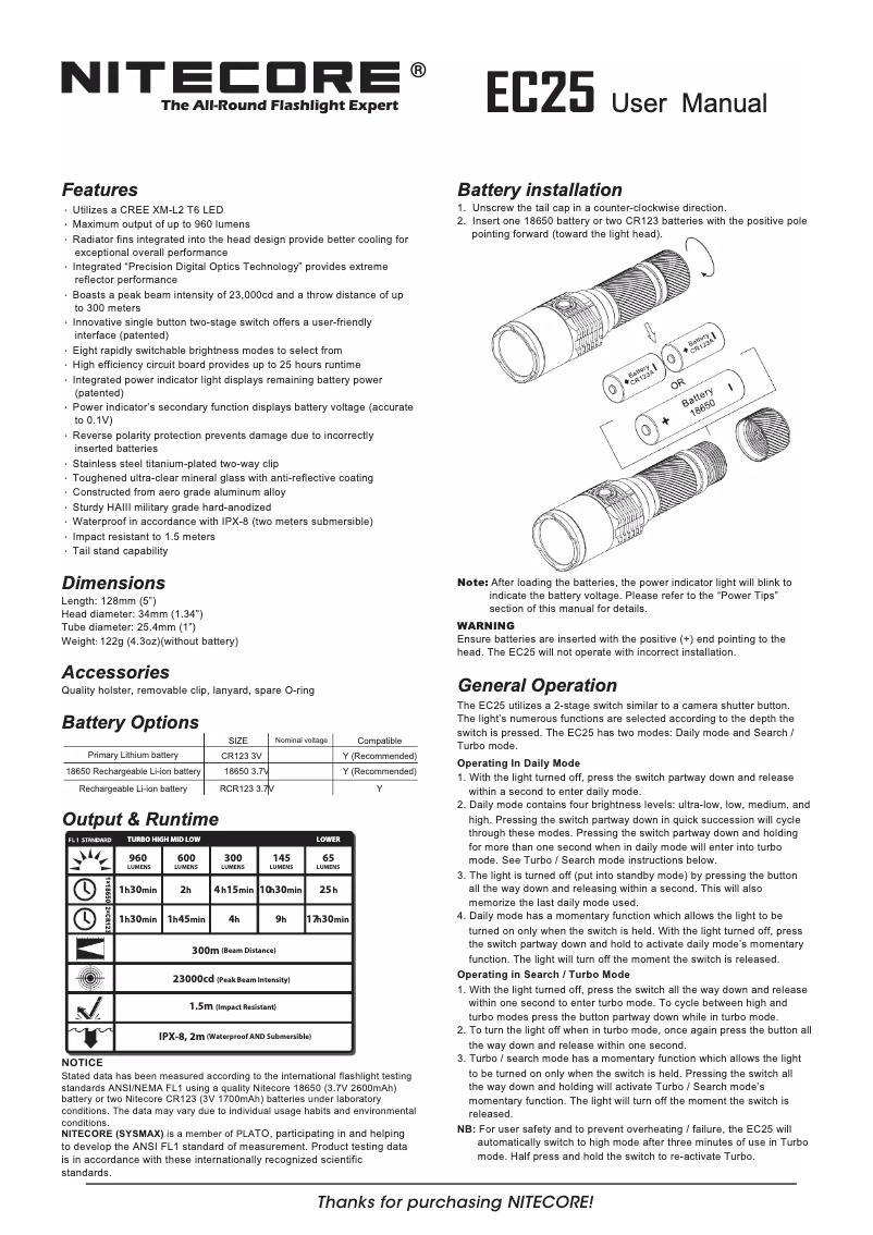 Imagen de la primera página del manual del dispositivo EC25