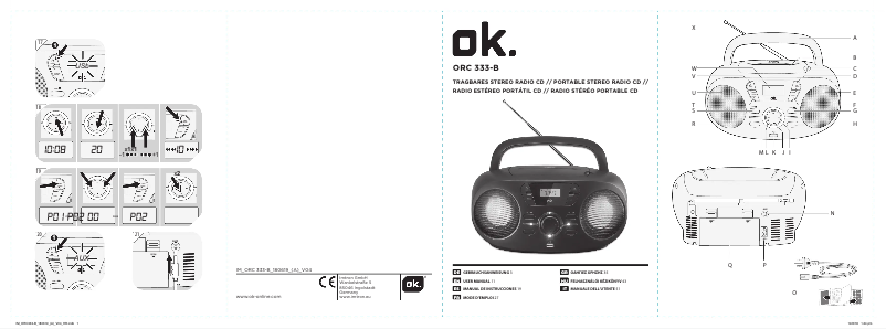 Página 1 del manual Manual de usuario OK ORC 333-B