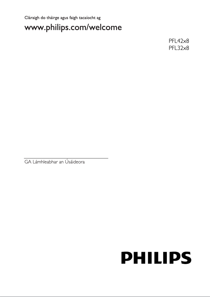 Imagen de la primera página del manual del dispositivo 32PFL3208K