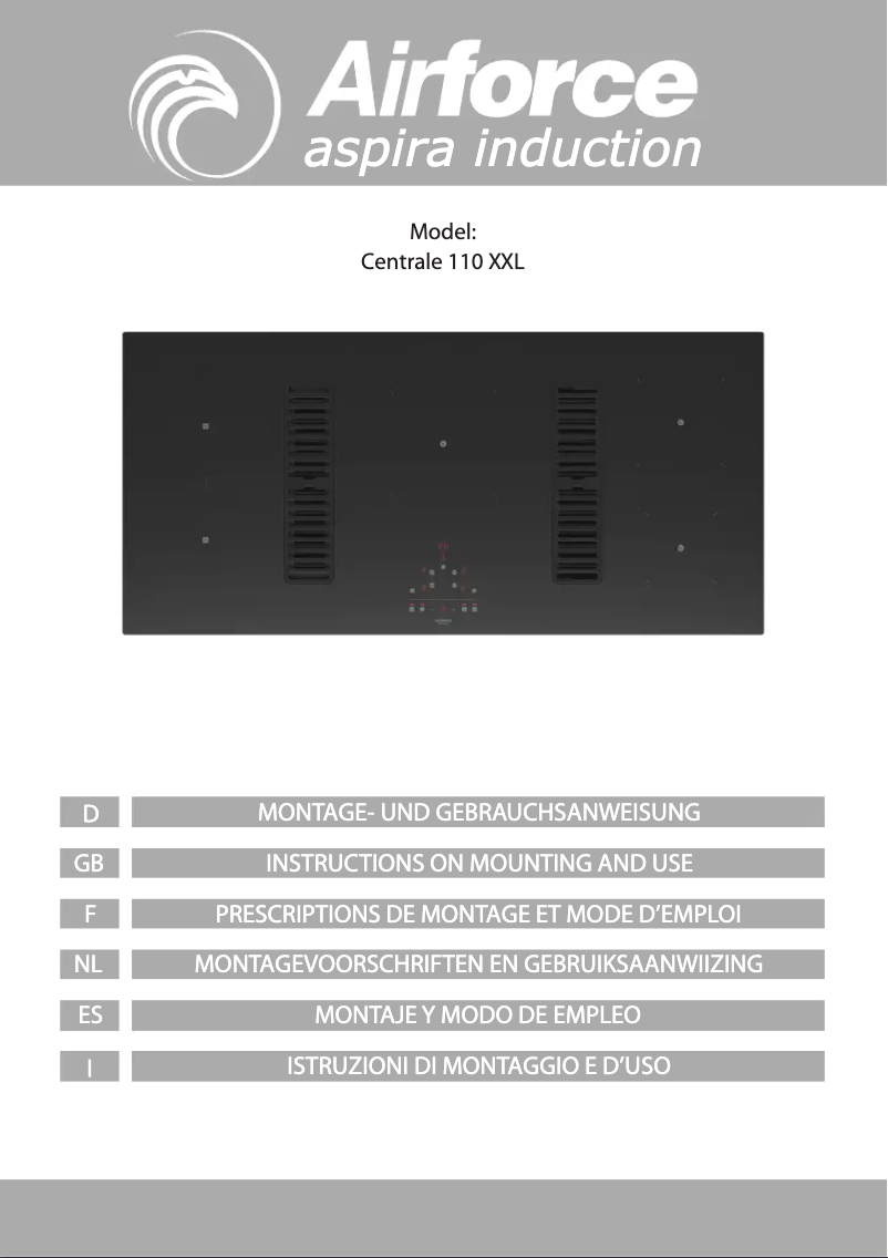 Página 1 del manual Manual de usuario Airforce Centrale 110 XXL