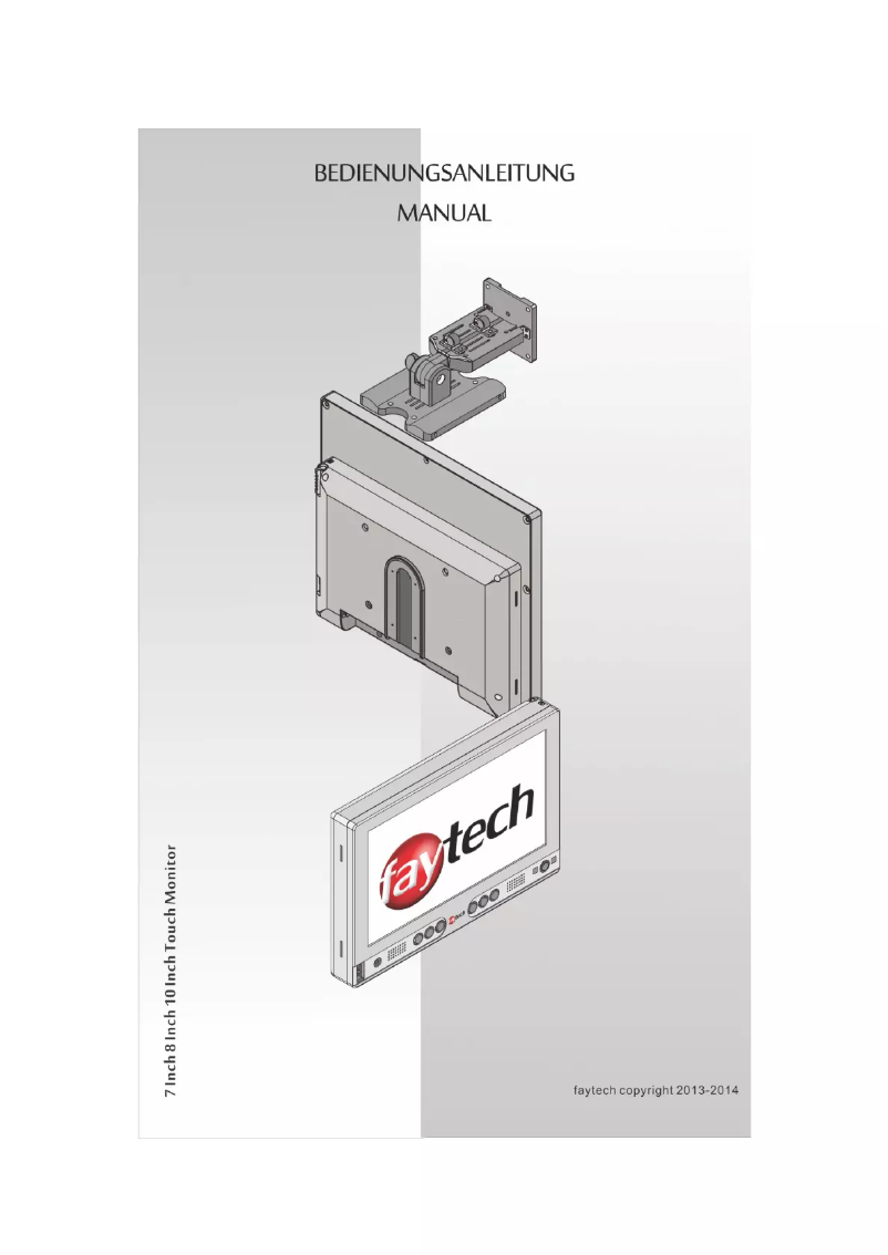 Página 1 del manual Manual de usuario Faytech 7" Touch