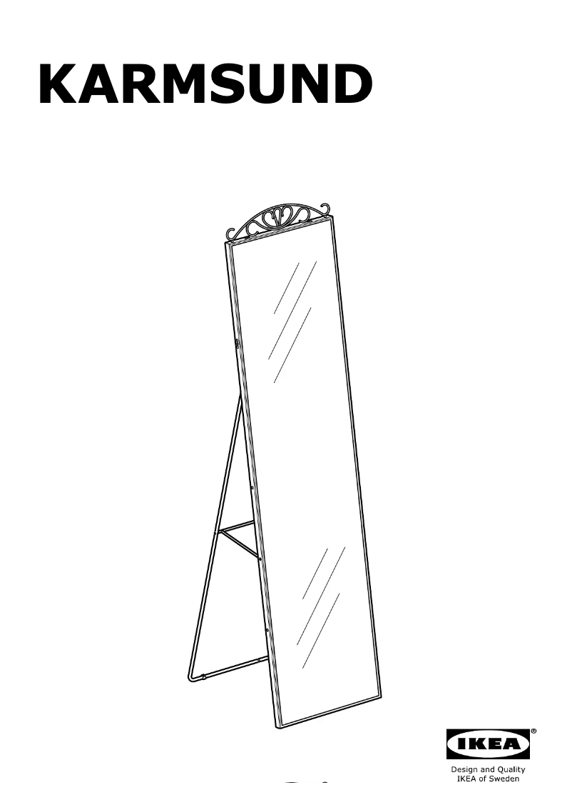 Página 1 del manual Manual de usuario Ikea KARMSUND (40X167)
