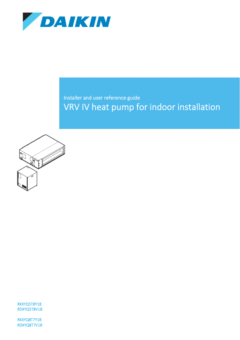Imagen de la primera página del manual del dispositivo RDXYQ5T8V1B
