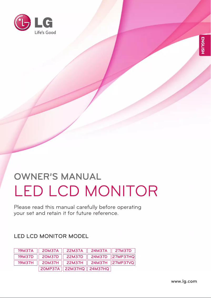 Página nº 1 - Manual de usuario LG 19M37A-B