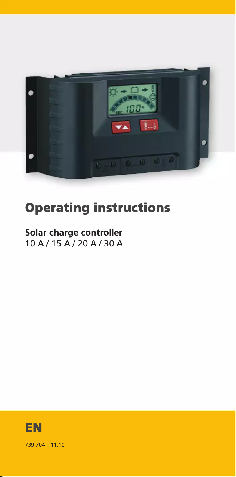 Imagen de la primera página del manual del dispositivo PR 1010