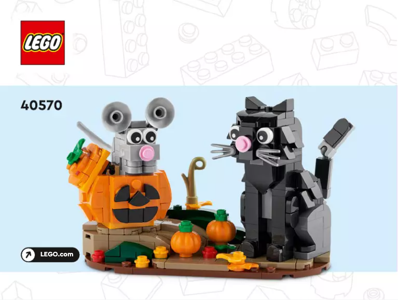 Página 1 del manual Manual de usuario Lego Halloween Cat & Mouse 40570