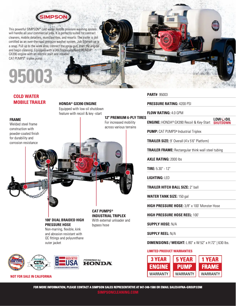 Imagen de la primera página del manual del dispositivo 95003