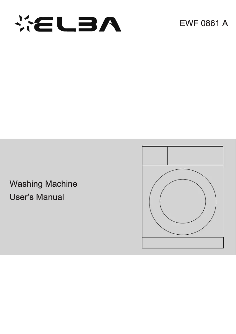 Imagen de la primera página del manual del dispositivo EWF 0861 A