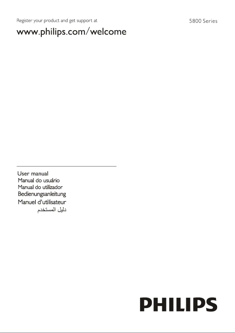 Imagen de la primera página del manual del dispositivo 43PFT5883