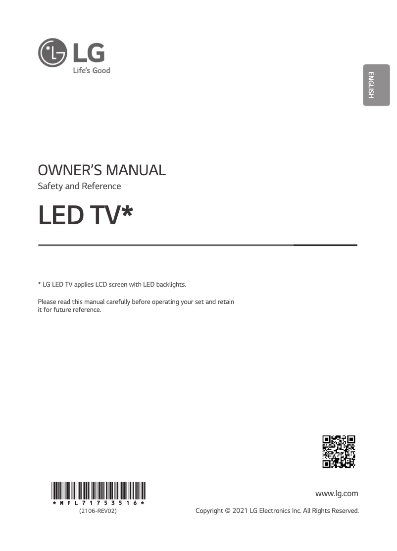 Imagen de la primera página del manual del dispositivo 86NANO91VPA