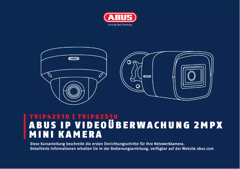 Imagen de la primera página del manual del dispositivo TVIP42510