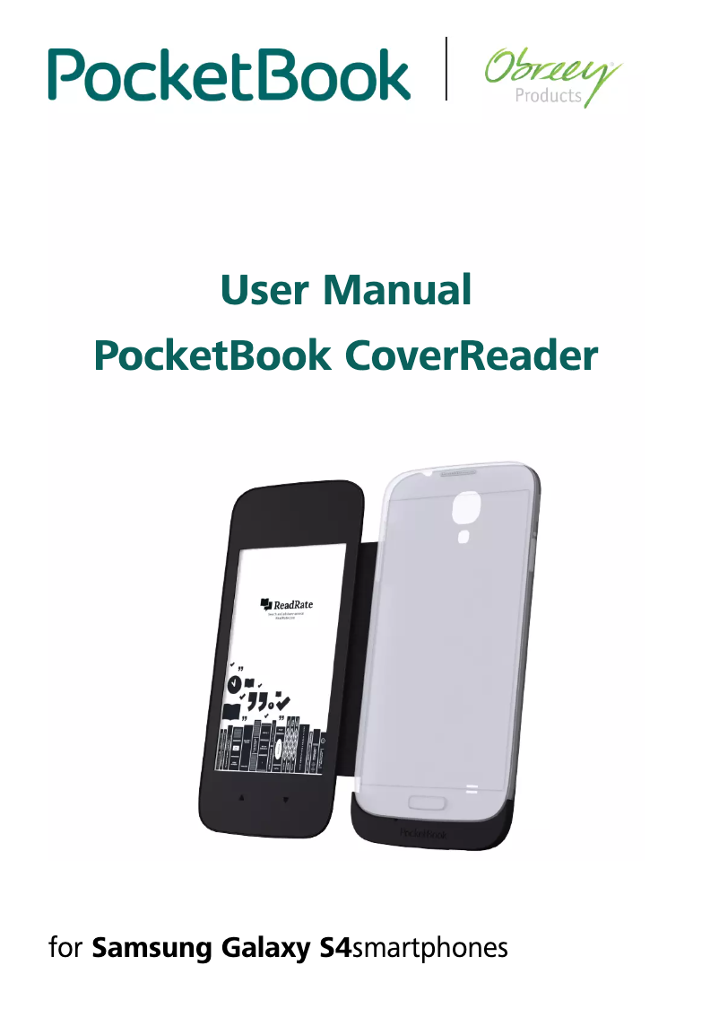 Página 1 del manual Manual de usuario PocketBook CoverReader