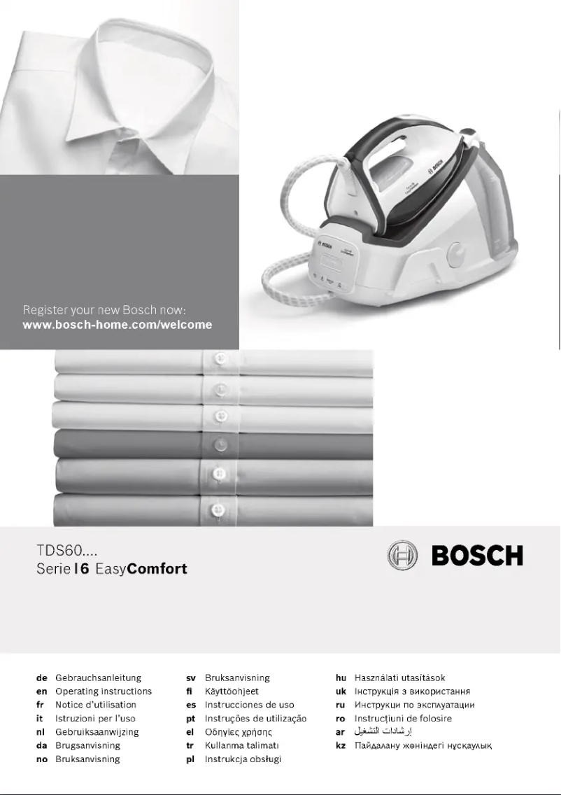 Página 1 del manual Manual de usuario Bosch EasyComfort TDS6040