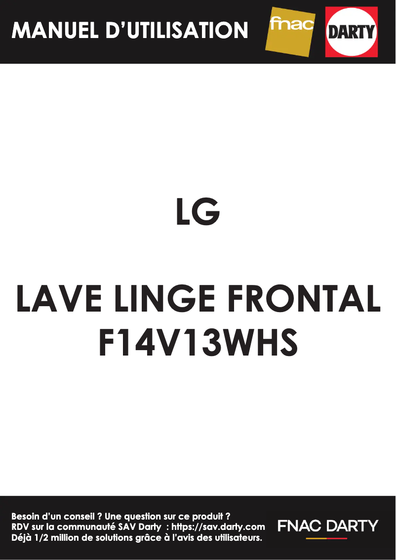 Imagen de la primera página del manual del dispositivo F14V13WHS