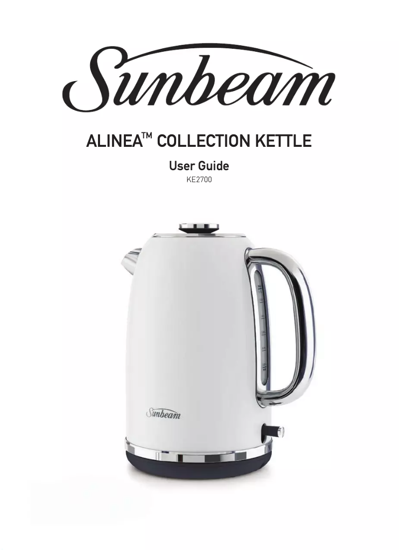 Página nº 1 - Manual de usuario Sunbeam KE2700W