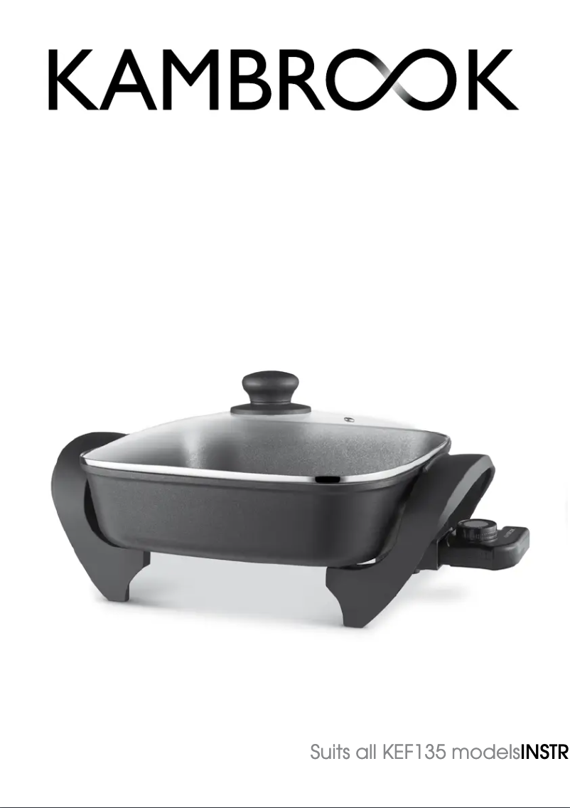 Página 1 del manual Manual de usuario Kambrook Deep Dish KEF135